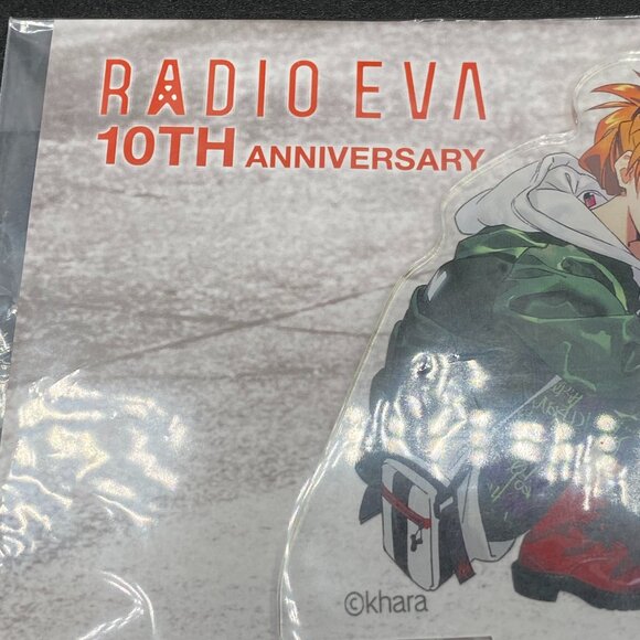Shin Evangelion Radio Eva Asuka Langley Acrylic Stand 10th Anniversary New - Picture 3 of 4